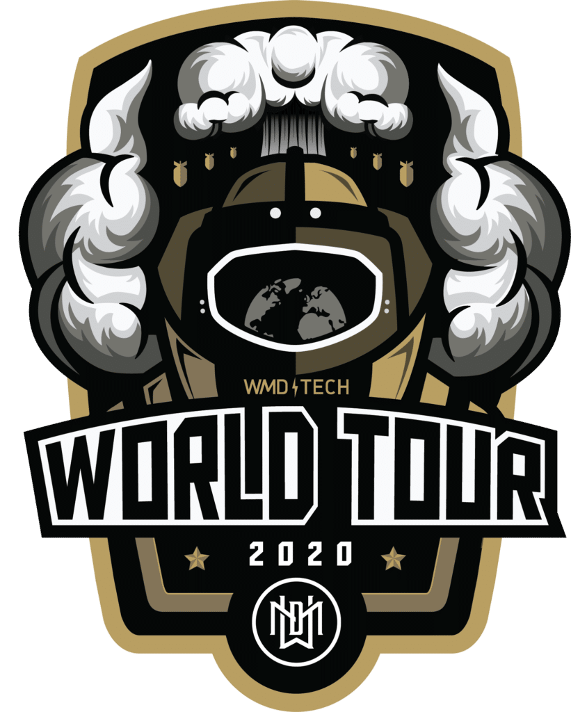 World Tour Logo Desert tan CMYK WMDTech